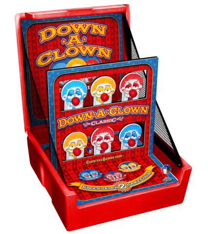 Table Top Carnival Game Down a Clown